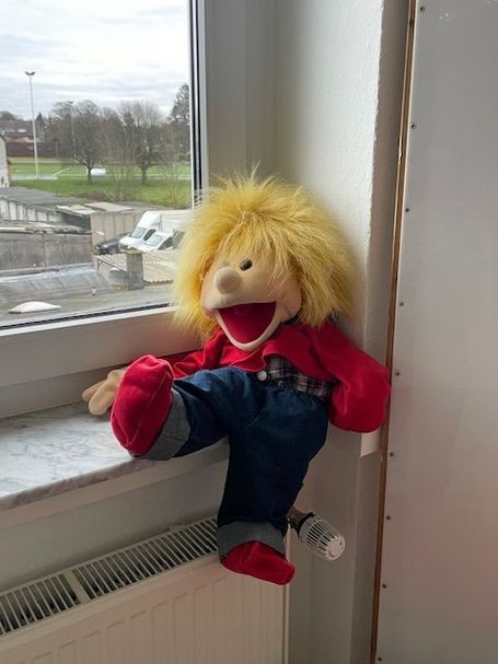 Rudy freut sich über Besuch